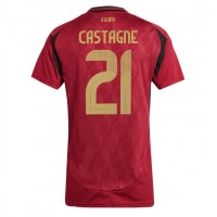 Belgien Timothy Castagne #21 Heimtrikot Frauen EM 2024 Kurzarm